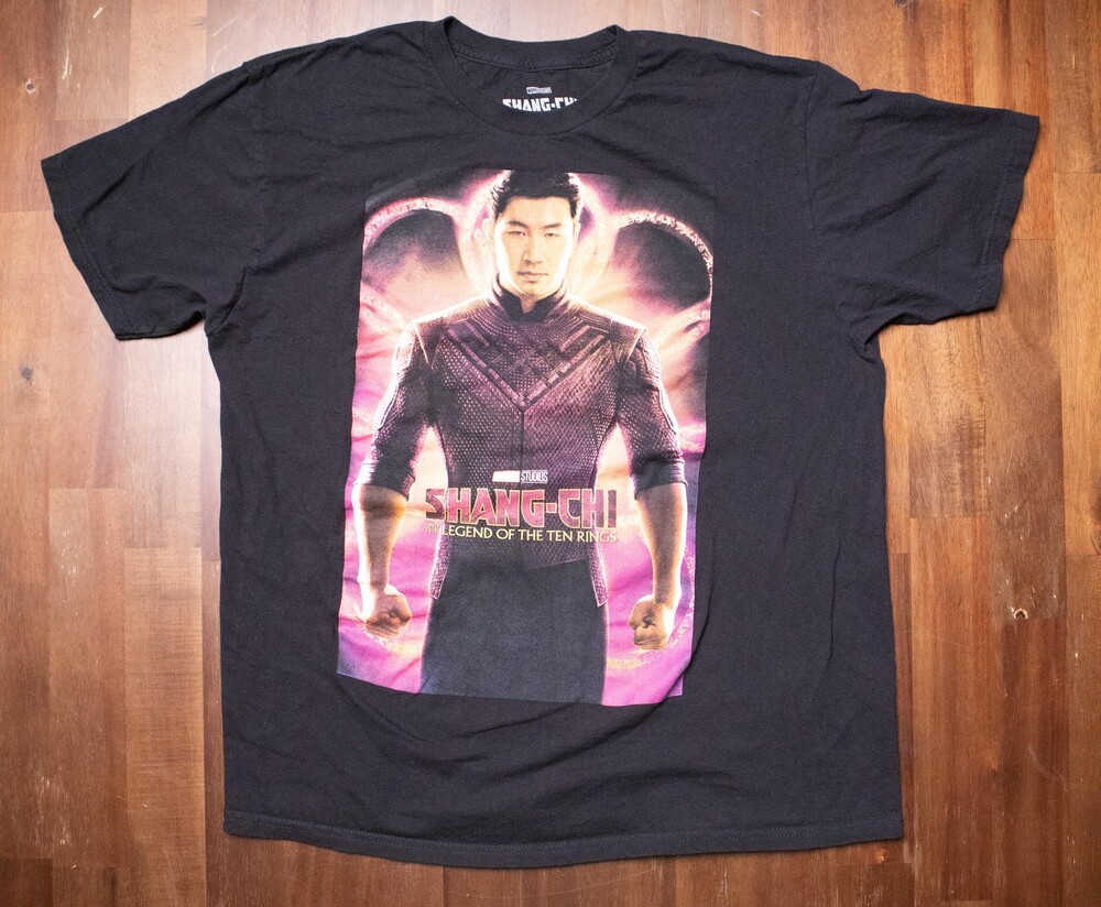 Marvel Shang-Chi Shirt Mens XL Black Legend of the Ten Rings Graphic Movie Tee